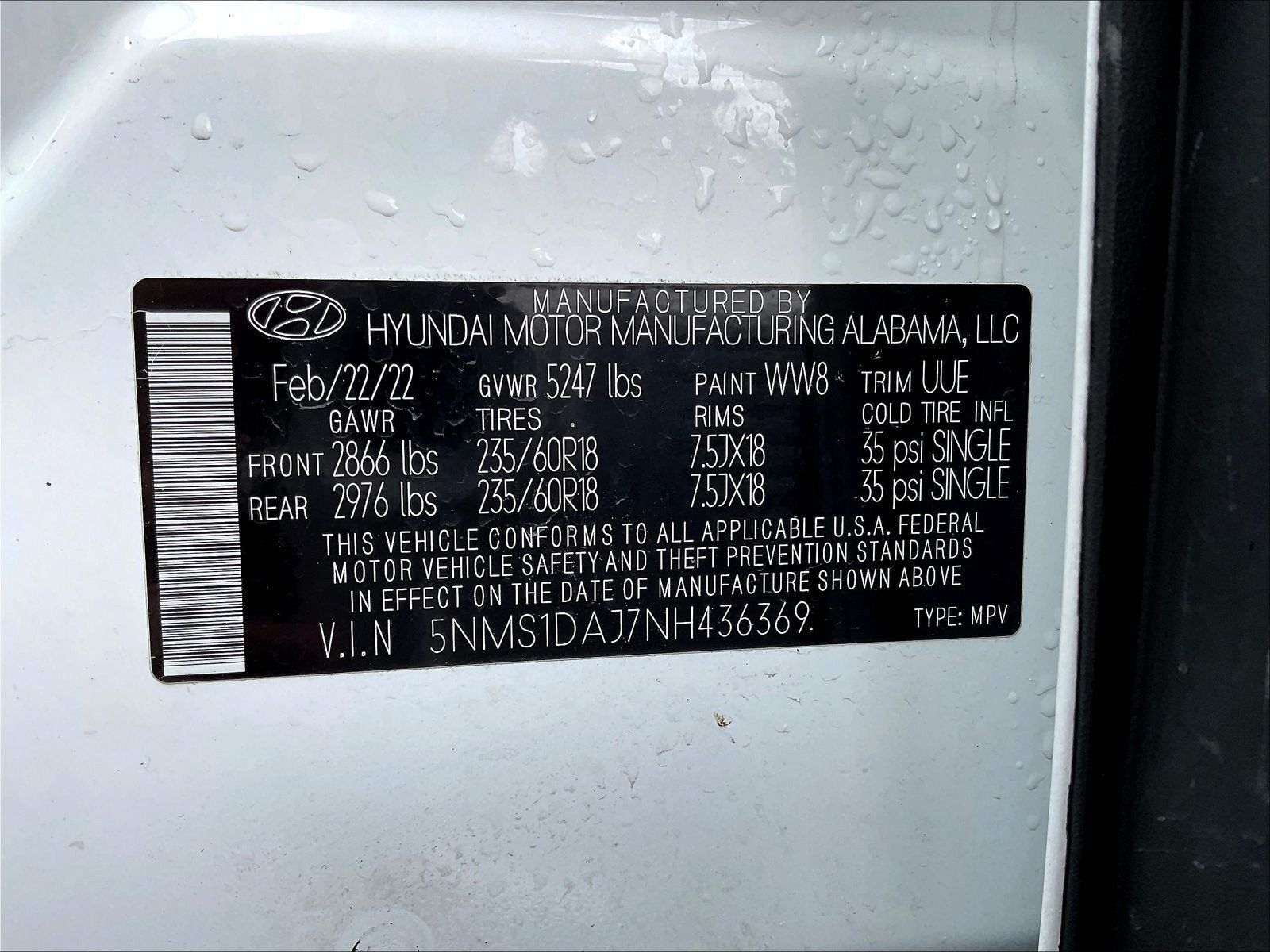 Used 2022 Hyundai Santa Fe SE AWD/4WD image 22