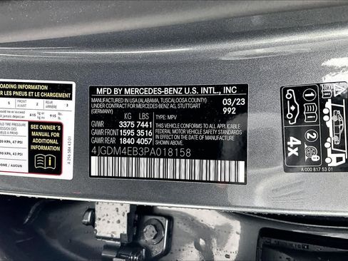 Used 2023 Mercedes-Benz EQS 580 4MATIC SUV image 32