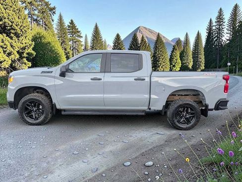 Used 2024 Chevrolet Silverado 1500 Custom Trail Boss w/ LPO, Dark Essentials Package AWD/4WD image 3