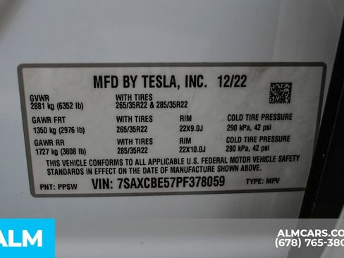 Used 2023 Tesla Model X AWD/4WD image 34