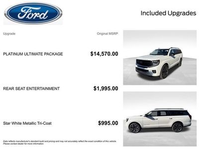 New 2026 Ford Expedition Max Platinum w/ Platinum Ultimate Package