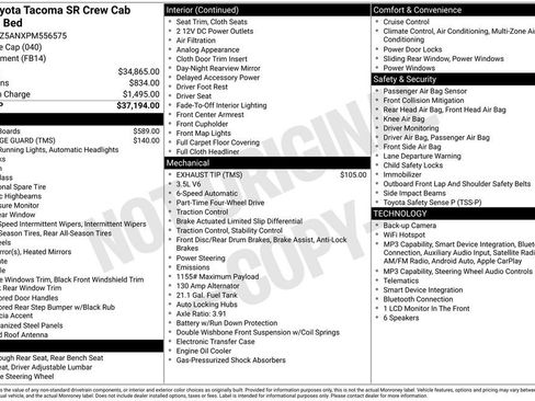 Used 2023 Toyota Tacoma SR AWD/4WD image 2