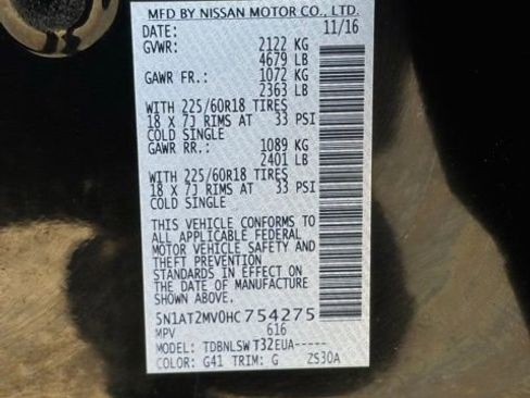 Used 2017 Nissan Rogue SL w/ SL Premium Package image 67