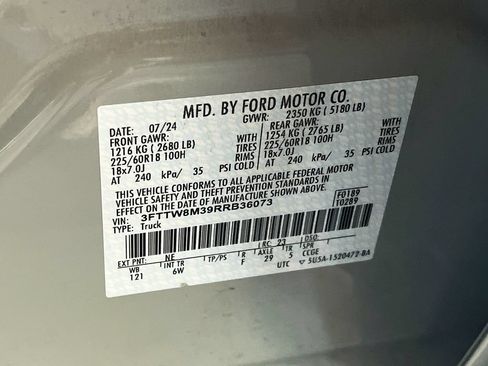 Used 2024 Ford Maverick Lariat w/ Black Appearance Package FWD image 31