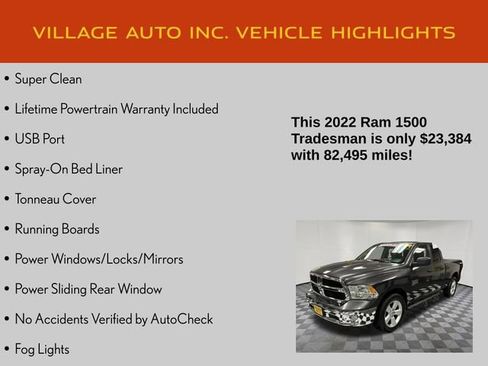 Used 2022 RAM 1500 Tradesman w/ Tradesman SXT Package image 7