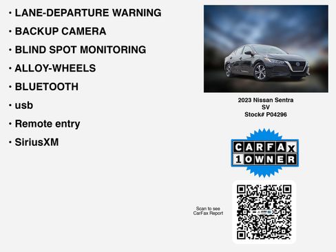 Used 2023 Nissan Sentra SV FWD image 7