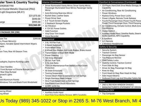 Used 2016 Chrysler Town & Country Touring image 2