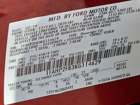 Used 2019 Ford Taurus Limited FWD image 15