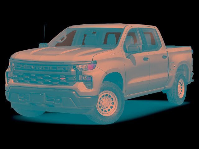 Used 2022 Chevrolet Silverado 1500 Custom w/ LPO, Dark Essentials Package RWD image 34