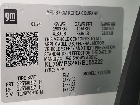 Certified 2024 Chevrolet TrailBlazer LT FWD image 27