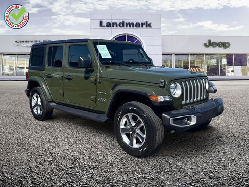 Used 2023 Jeep Wrangler Sahara AWD/4WD image 1