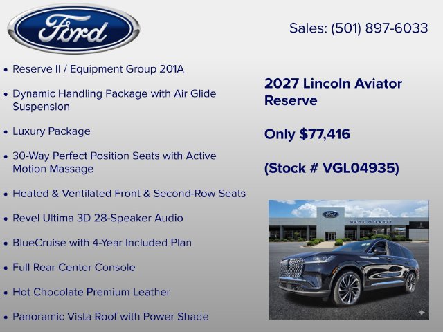 New 2027 Lincoln Aviator Reserve AWD/4WD image 6