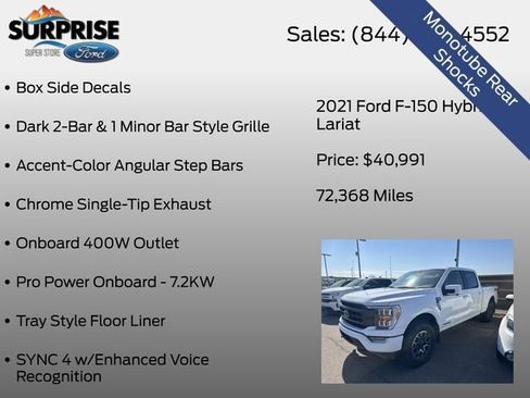 Used 2021 Ford F150 Lariat AWD/4WD image 23