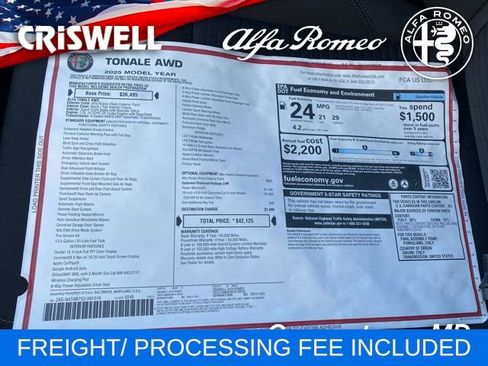 New 2025 Alfa Romeo Tonale image 44