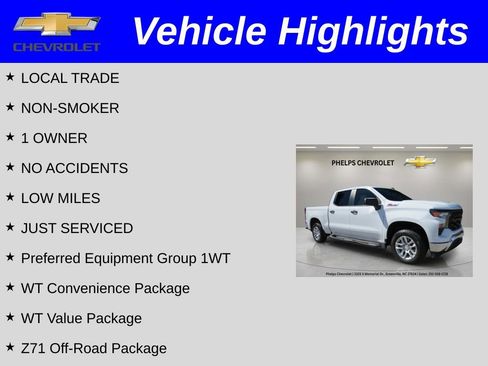 Certified 2024 Chevrolet Silverado 1500 W/T w/ WT Value Package AWD/4WD image 2