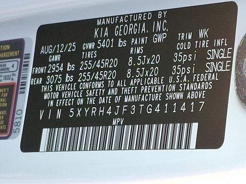 New 2026 Kia Sorento EX w/ EX Premium Package image 19