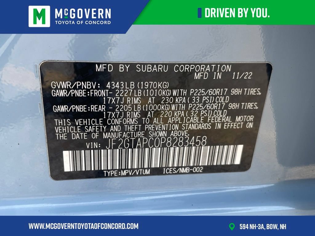 Used 2023 Subaru Crosstrek 2.0i Premium AWD/4WD image 39