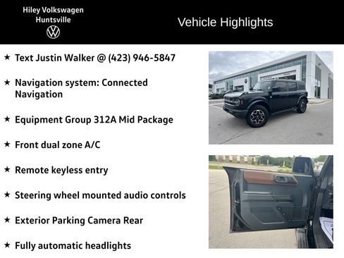 Used 2024 Ford Bronco Outer Banks AWD/4WD image 6