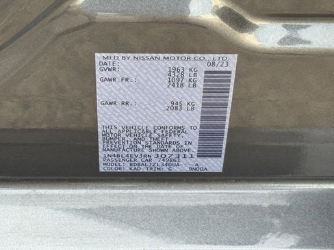 Used 2024 Nissan Altima 2.5 SL FWD image 42