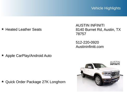 Used 2021 RAM 1500 Limited AWD/4WD image 10