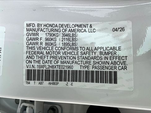 New 2026 Honda Civic Sport image 21