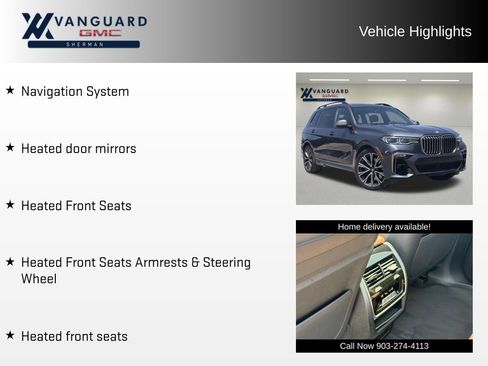 Used 2020 BMW X7 M50i w/ Executive Package AWD/4WD image 5