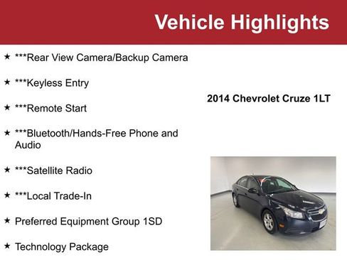 Used 2014 Chevrolet Cruze LT image 2