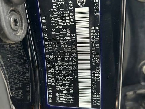 Used 2022 Toyota Camry XSE image 31