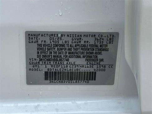 New 2025 Nissan Versa S w/ S Plus Package image 25