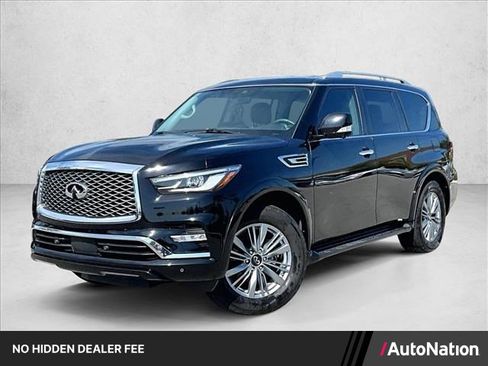 Used 2023 INFINITI QX80 Luxe w/ Cargo Package RWD image 1