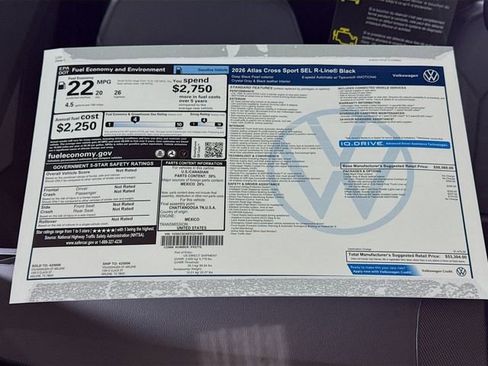 New 2026 Volkswagen Atlas Cross Sport SEL R-Line image 20