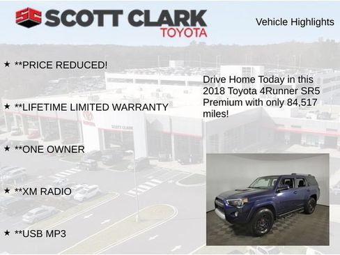 Used 2018 Toyota 4Runner TRD Off-Road AWD/4WD image 12