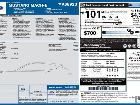 Used 2023 Ford Mustang Mach-E Select RWD image 5