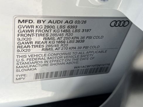 New 2026 Audi Q7 2.0T Premium AWD/4WD image 27