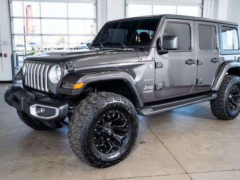 Used 2021 Jeep Wrangler Unlimited Sahara w/ Uconnect 4C Nav & Sound Group image 11