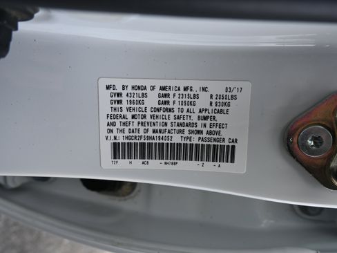 Used 2017 Honda Accord Sport image 9