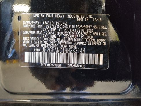 Used 2017 Subaru Crosstrek 2.0i Limited image 33