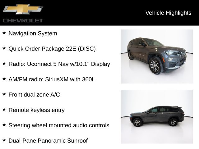 Used 2024 Jeep Grand Cherokee L Limited AWD/4WD image 5