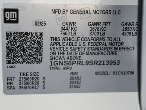 Used 2025 Chevrolet Tahoe Z71 w/ Z71 Off-Road Package image 35