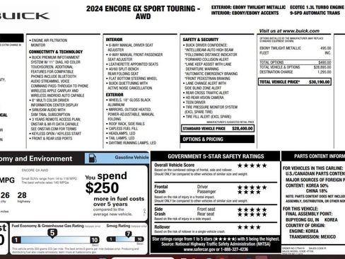 Used 2024 Buick Encore GX Sport Touring image 4