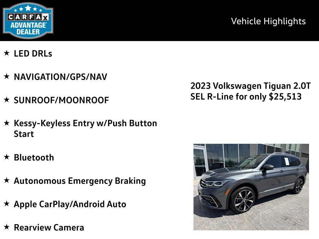 Certified 2023 Volkswagen Tiguan SEL R-Line AWD/4WD image 4