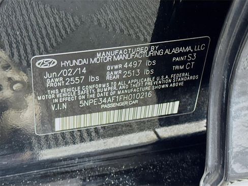 Used 2015 Hyundai Sonata Limited w/ Option Group 06 FWD image 34