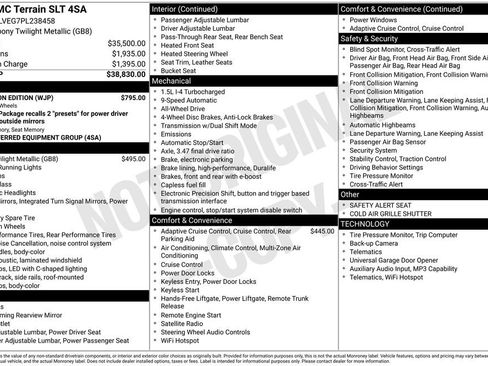 Used 2023 GMC Terrain SLT w/ Elevation Edition AWD/4WD image 6