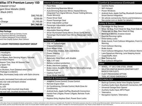 Certified 2025 Cadillac XT4 Premium Luxury FWD image 6