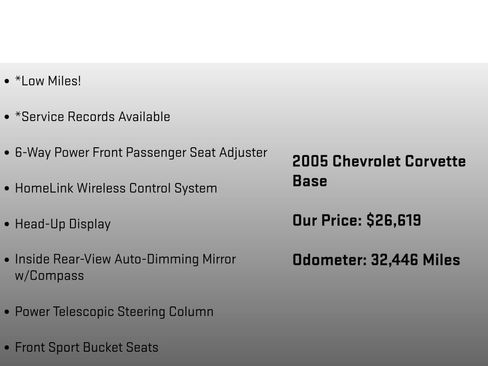 Used 2005 Chevrolet Corvette Coupe w/ Preferred Equipment Group image 18