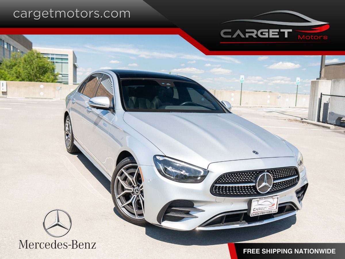 Used 2021 Mercedes-Benz E 350 4MATIC Sedan w/ Premium Package image 1
