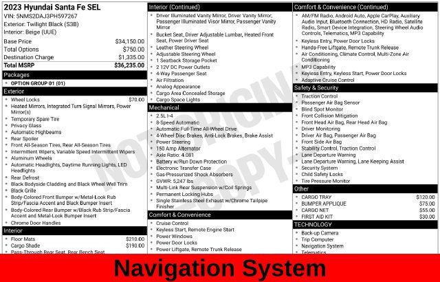 Used 2023 Hyundai Santa Fe SEL AWD/4WD image 9