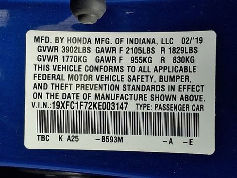 Used 2019 Honda Civic EX-L image 20