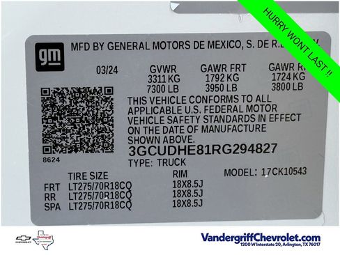 Certified 2024 Chevrolet Silverado 1500 ZR2 AWD/4WD image 26