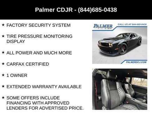 Used 2018 Dodge Challenger SRT Demon w/ Leather Front Seat Group image 12